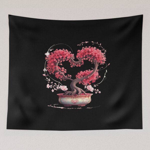 Item preview, Bonsai Tree Valentine's Day designed and sold by ladyindigital.