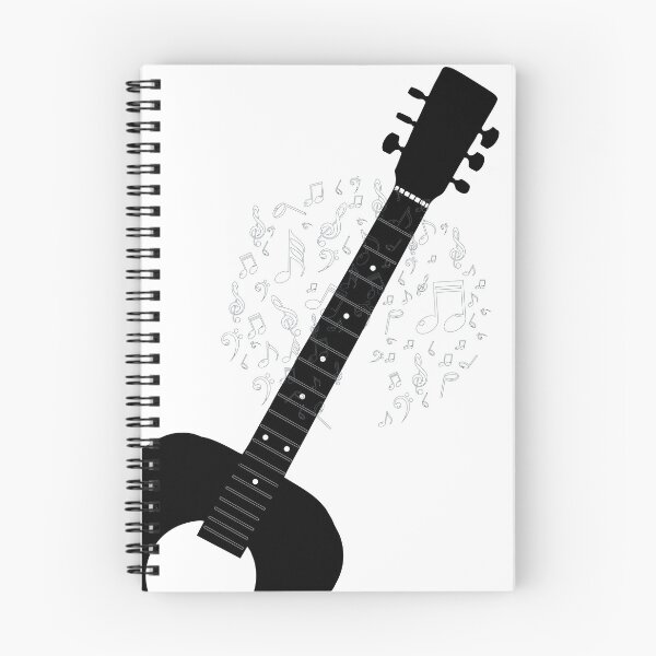 Item preview, Artistic Guitar play with musical note designed and sold by AkannyCreative.