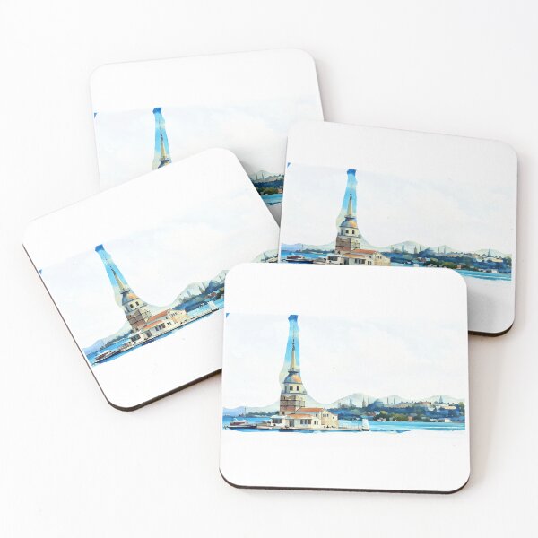 Item preview, Maiden Tower and Istanbul  designed and sold by wallartofmio.