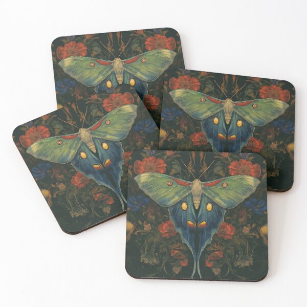 Item preview, Vintage Style Luna Moth, Moody Botanical Butterfly  designed and sold by GypsyGlenStudio.