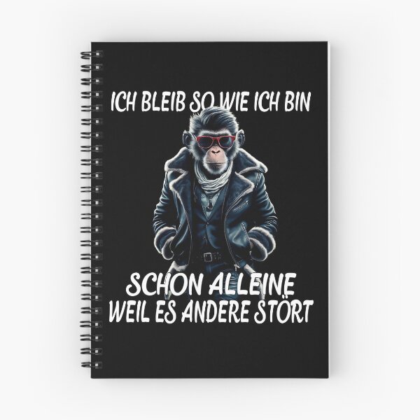 Item preview, Ich Bleib So Wie Ich Bin Schon Alleine Weil Es Andere Stört - Cool Affe designed and sold by Smix Pixels.