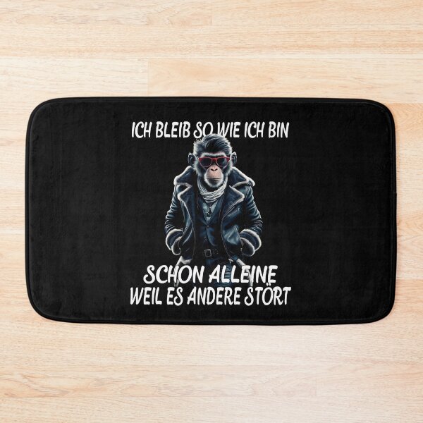 Item preview, Ich Bleib So Wie Ich Bin Schon Alleine Weil Es Andere Stört - Cool Affe designed and sold by Smix Pixels.