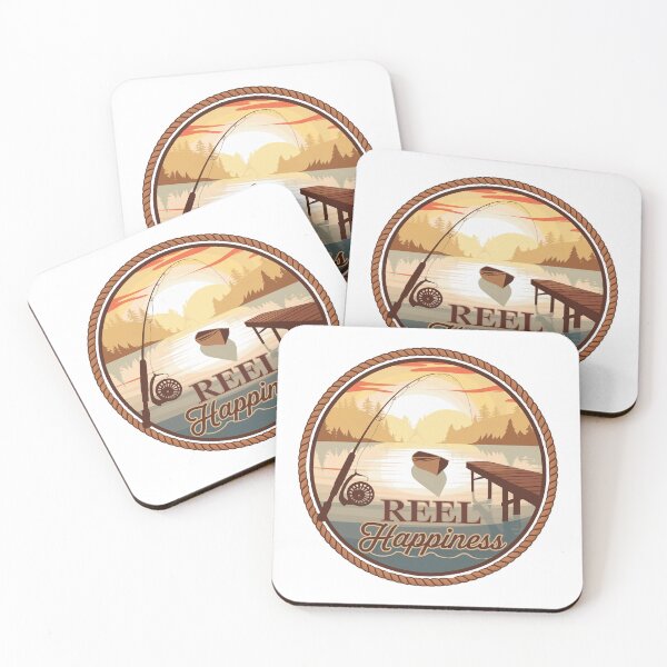 Item preview, Reel Happiness Fishing lover & angler designed and sold by BLZART.