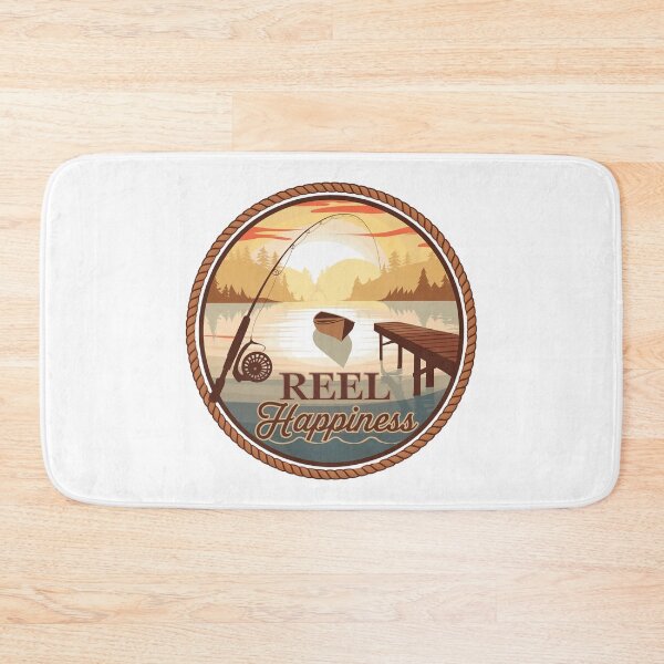 Item preview, Reel Happiness Fishing lover & angler designed and sold by BLZART.