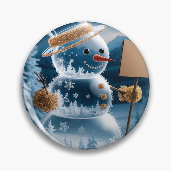 Item preview, the transparent snowman masterpiece  designed and sold by GadiDesignArt.