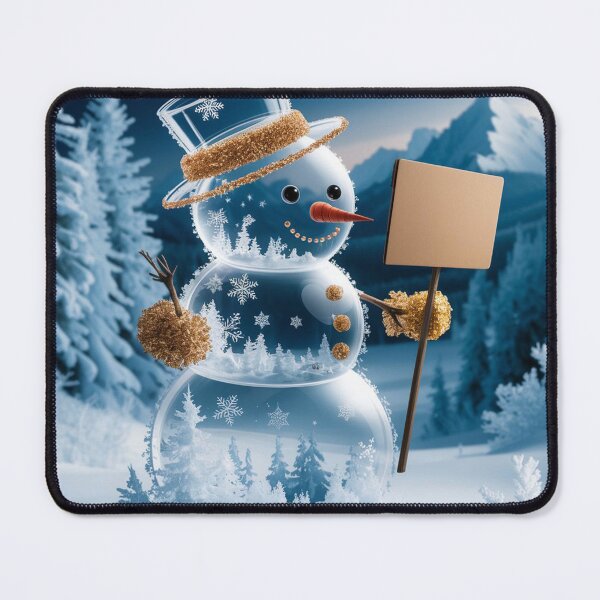 Item preview, the transparent snowman masterpiece  designed and sold by GadiDesignArt.