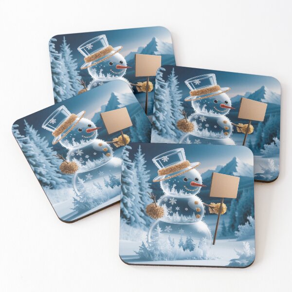 Item preview, the transparent snowman masterpiece  designed and sold by GadiDesignArt.