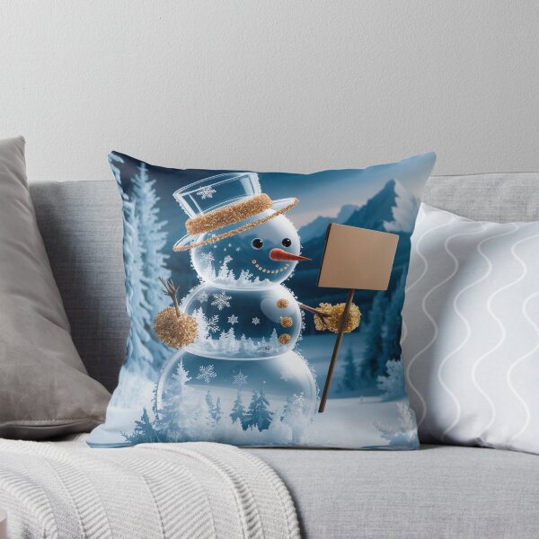 Item preview, the transparent snowman masterpiece  designed and sold by GadiDesignArt.