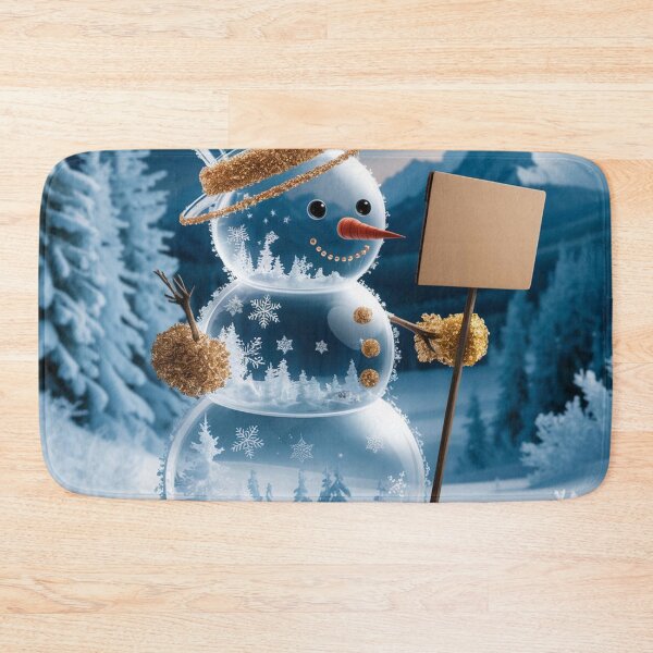 Item preview, the transparent snowman masterpiece  designed and sold by GadiDesignArt.