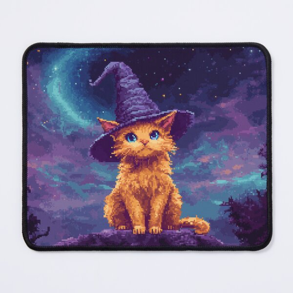 Item preview, Pixel Kitten Wizard designed and sold by Kaos-Bit.
