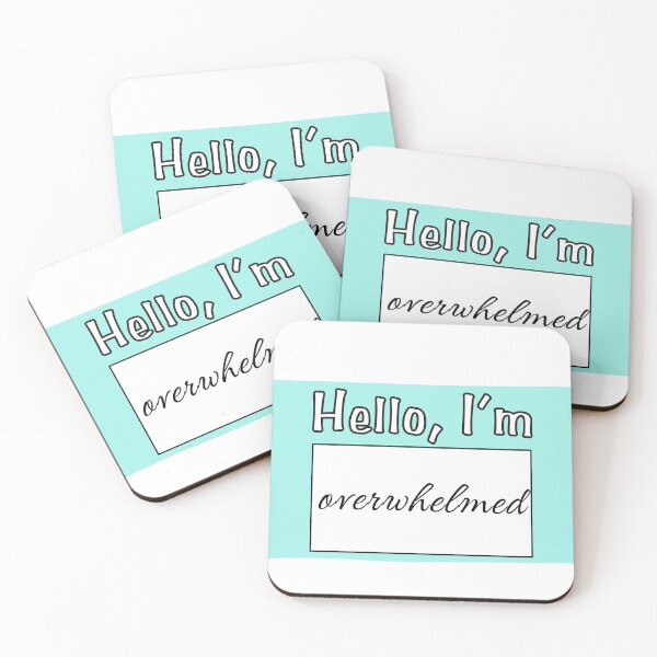 Item preview, overwhelmed designed and sold by  StudioAlunsina.