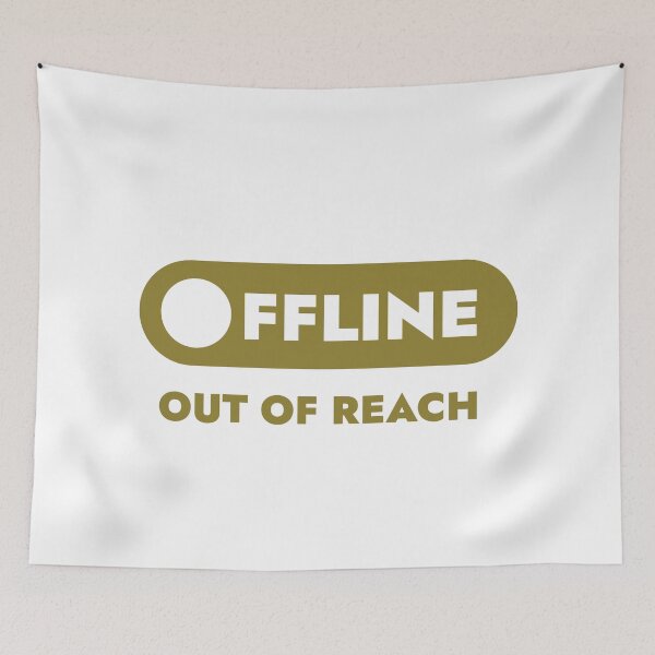 Item preview, OFFLINE - OUT OF REACH, Unique designed and sold by villacreativa.