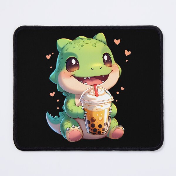 Item preview, T-Rex Bubble Tea Chibi Tea-Rex Boba Tea Cute Dinosaur Kawaii Trex Anime designed and sold by masterdeer.