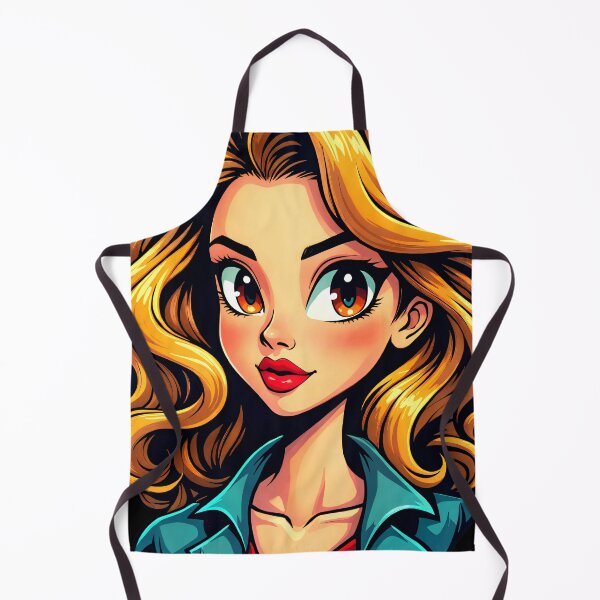 Item preview, Cute Classic Vintage Style Anime Girl designed and sold by TheArtOfPat.
