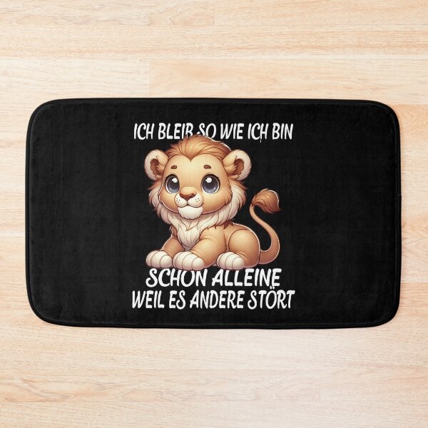 Item preview, Ich Bleib So Wie Ich Bin Schon Alleine Weil Es Andere Stört - Cool Löwe  designed and sold by Smix Pixels.
