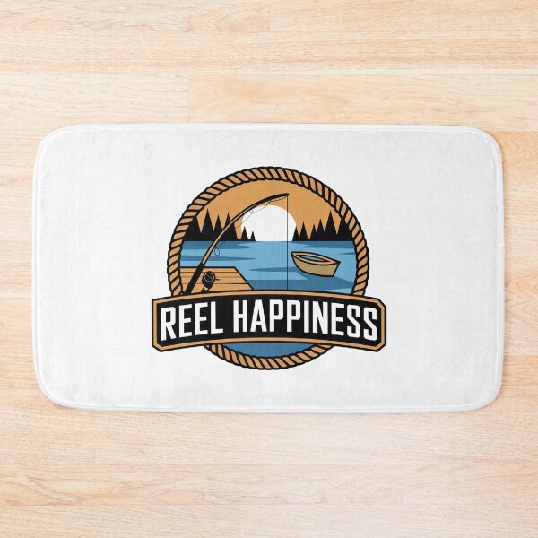 Item preview, Reel Happiness Fishing lover & angler designed and sold by BLZART.