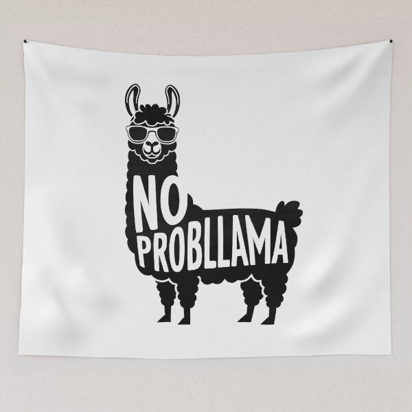 Item preview, No Probllama Llama No Problem designed and sold by OskarArts.