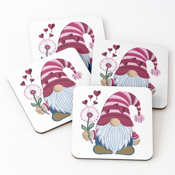 Item preview, valentine gnome with dandelion designed and sold by jkrphoto.
