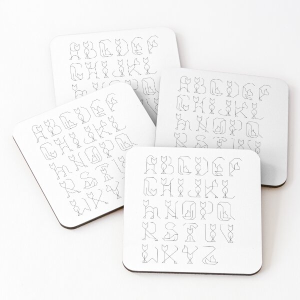 Item preview, A Feline-Inspired Typography designed and sold by Doug0276.