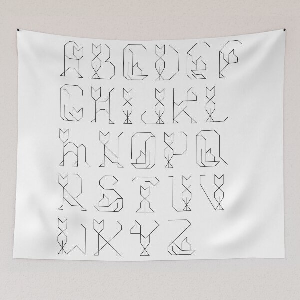 Item preview, A Feline-Inspired Typography designed and sold by Doug0276.