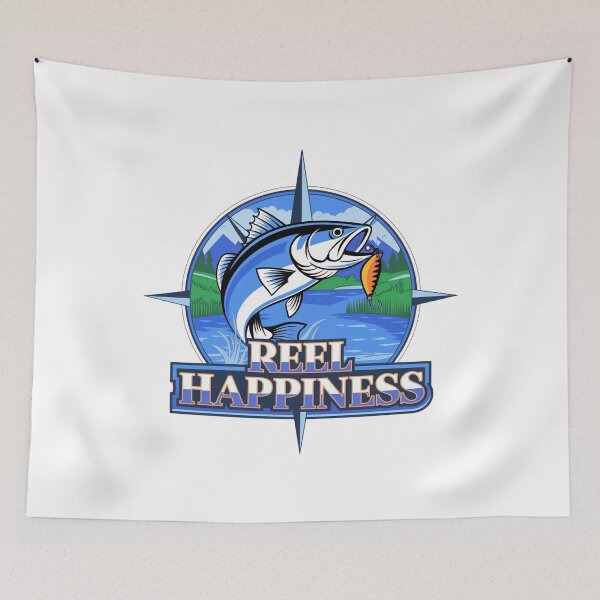 Item preview, Reel Happiness Fishing lover & angler designed and sold by BLZART.