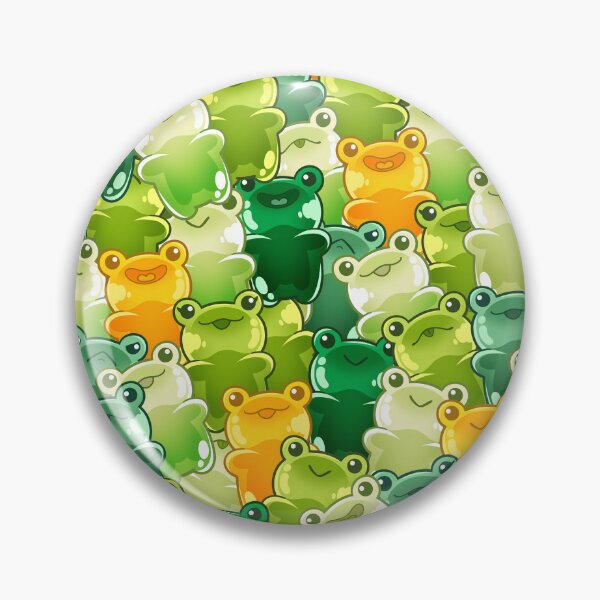 Item preview, Green Gummy Froggies Pattern designed and sold by CutiesRonnie.