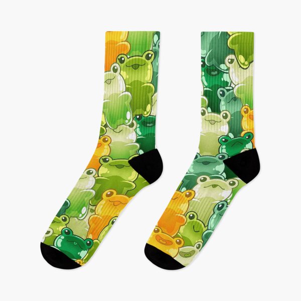 Item preview, Green Gummy Froggies Pattern designed and sold by CutiesRonnie.