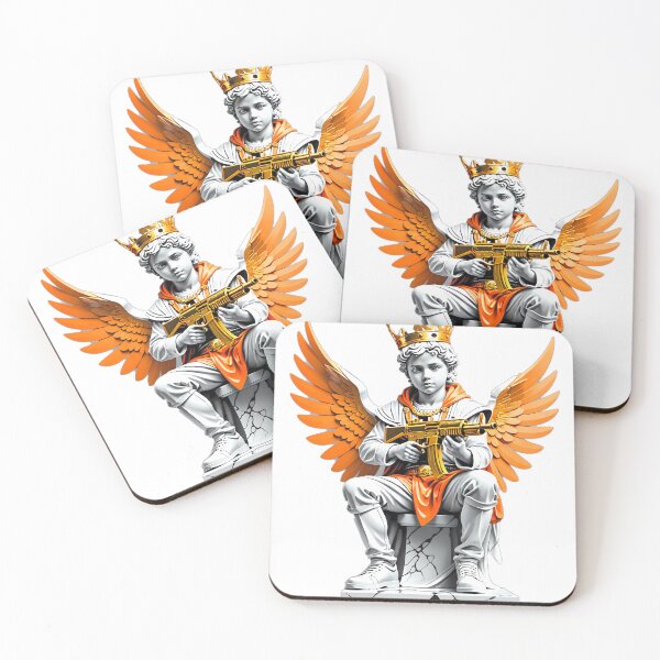 Item preview, Fighting angel Modern art, Street, art design, Fun designed and sold by Dan9010.