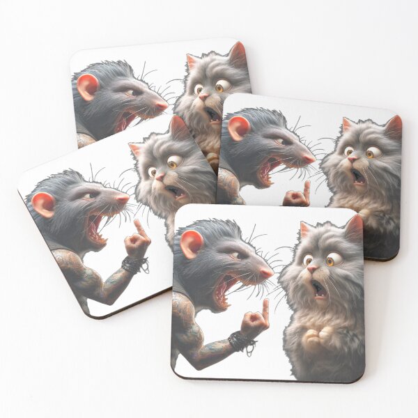 Item preview, Mouse, middle finger, cat, art. Modern, Street, art design, Fun designed and sold by Dan9010.