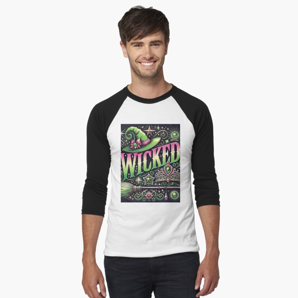 Item preview, Baseball ¾ Sleeve T-Shirt designed and sold by vizaldesign.