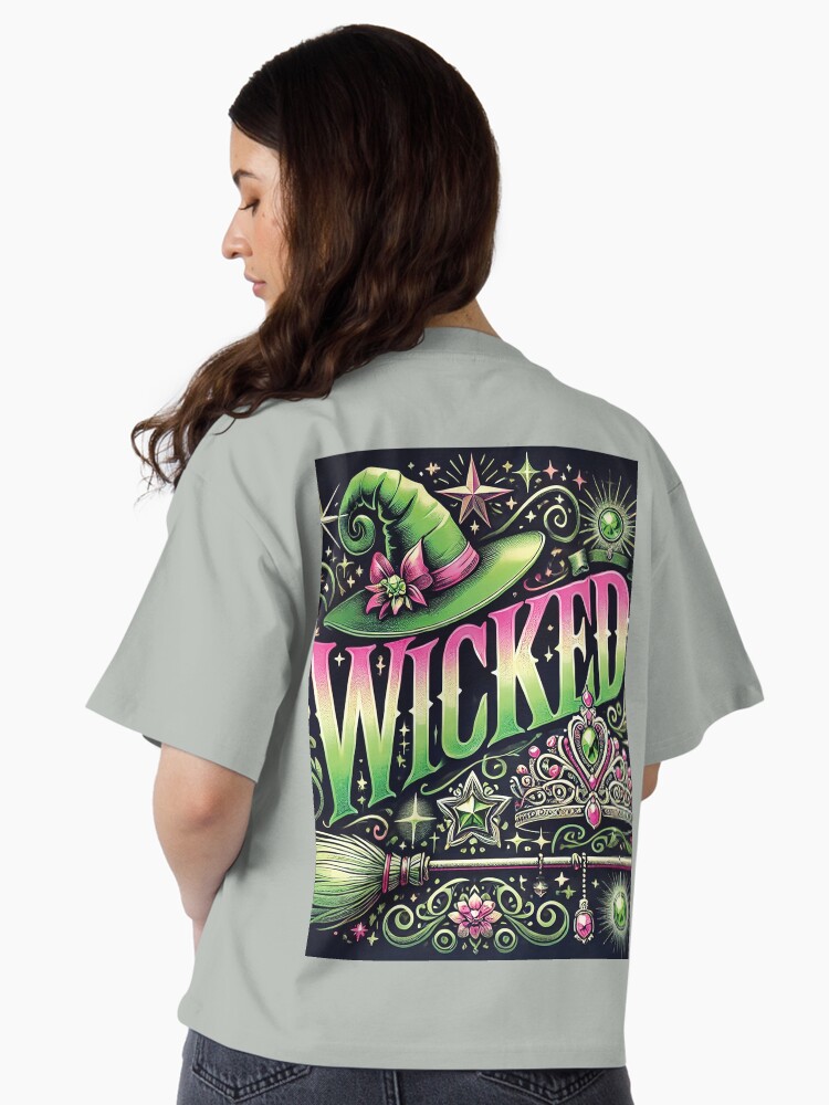 Thumbnail 1 of 4, Boxy T-Shirt, Wicked Witch Themed Artwork designed and sold by vizaldesign.