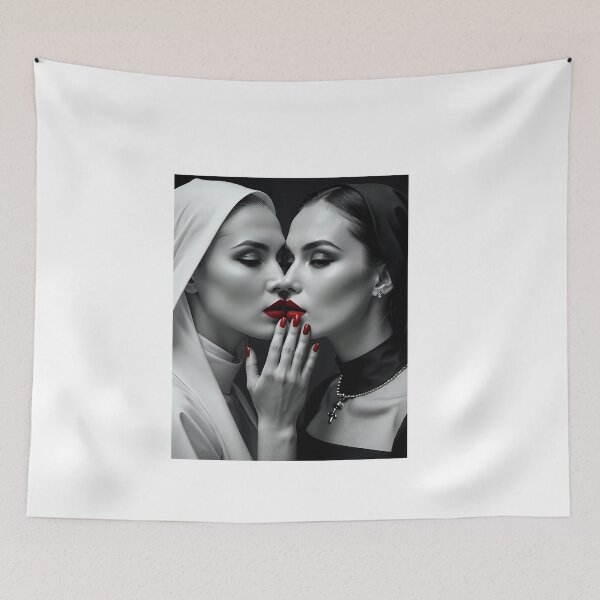 Item preview, Nuns, religious, street, art glasses, design, fun designed and sold by Dan9010.