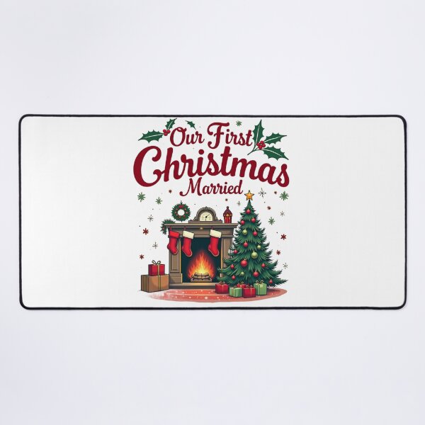 Item preview, Our First Christmas Married designed and sold by MazenCorner.