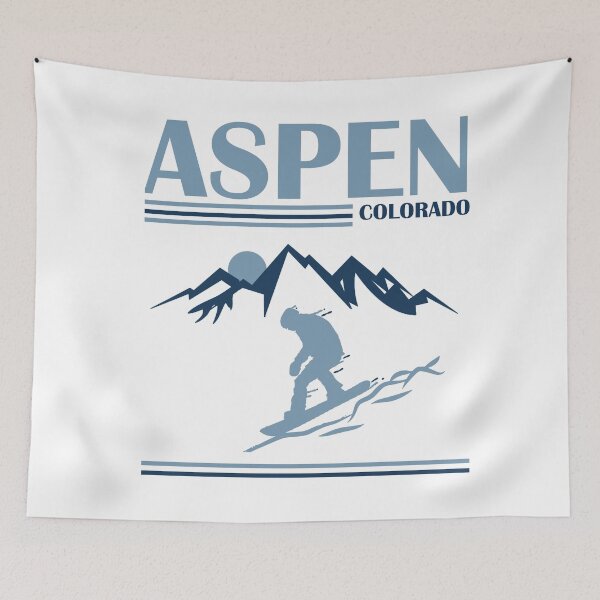 Item preview, Aspen ski resort Colorado Aspen snowboarder  designed and sold by Alexaltay.
