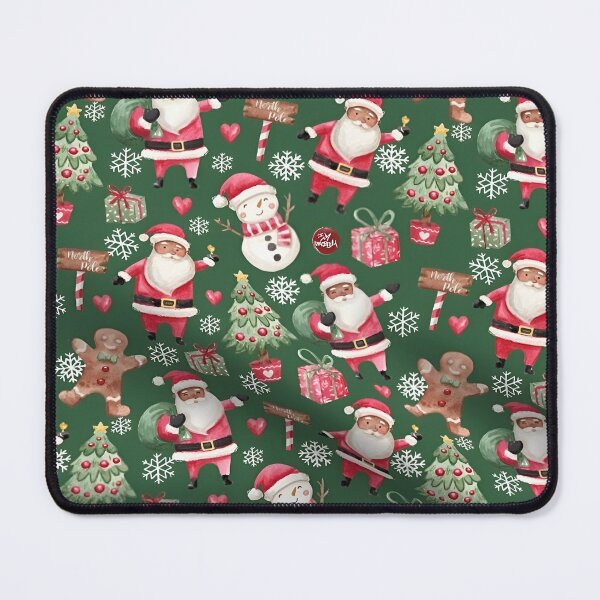 Item preview, Black Santa Christmas in green designed and sold by IMAPROBLEM BRAND CLOTHING BY INFLUENCE GETEM.
