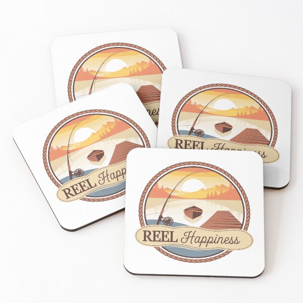 Item preview, Reel Happiness Fishing lover & angler designed and sold by BLZART.