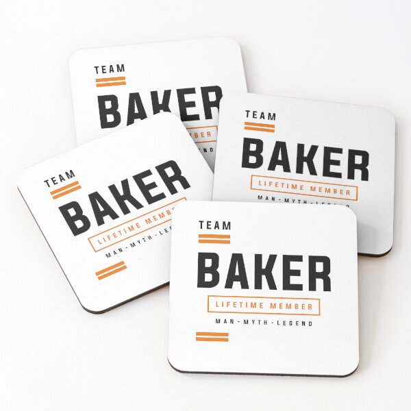 Item preview, Team Baker Lifetime Member Funny Name Baker designed and sold by cidolopez.