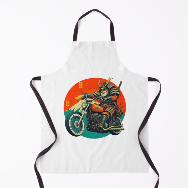 Artikelvorschau, Samurai Biker T Vintage Stil Grafik Coole Motorrad Kunst Neuheit T Einzigartiges Biker Geschenk Retro Samurai entworfen und verkauft von Indyadizine.