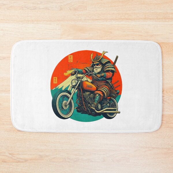 Item preview, Samurai Biker T Vintage Style Graphic  Cool Motorcycle Art Novelty T Unique Biker Gift Retro Samurai designed and sold by Indyadizine.