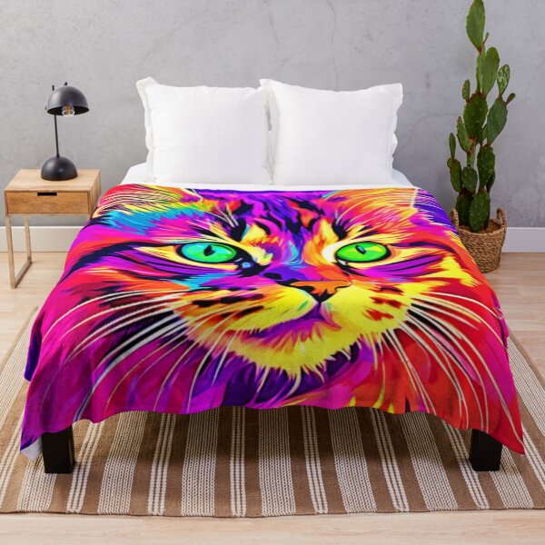 Item preview, Vivid Feline Design designed and sold by Health And Fitness Posts e-Store.