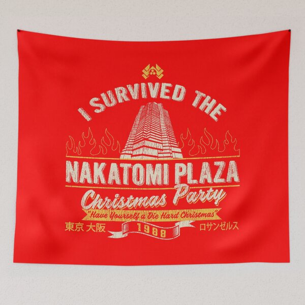 Item preview, I Survived The Nakatomi Christmas Party Die Hard designed and sold by Alema Art.