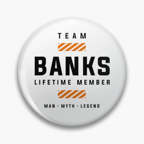 Item preview, Team Banks Lifetime Member Funny Name Banks designed and sold by cidolopez.