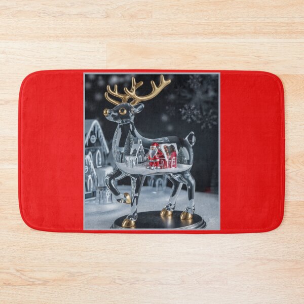 Item preview, Glass Reindeer with Santa Inside designed and sold by RWCarpenter.