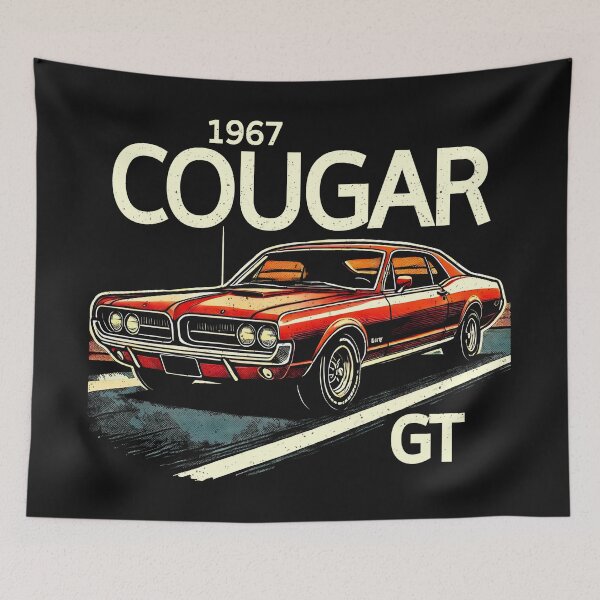Item preview, 1967 Cougar GT designed and sold by CreepyCornerArt.