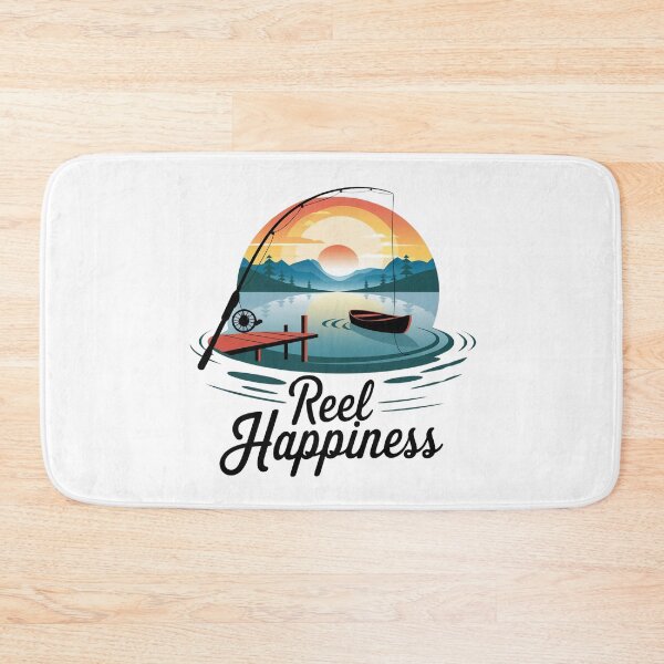 Item preview, Reel Happiness Fishing lover & angler designed and sold by BLZART.