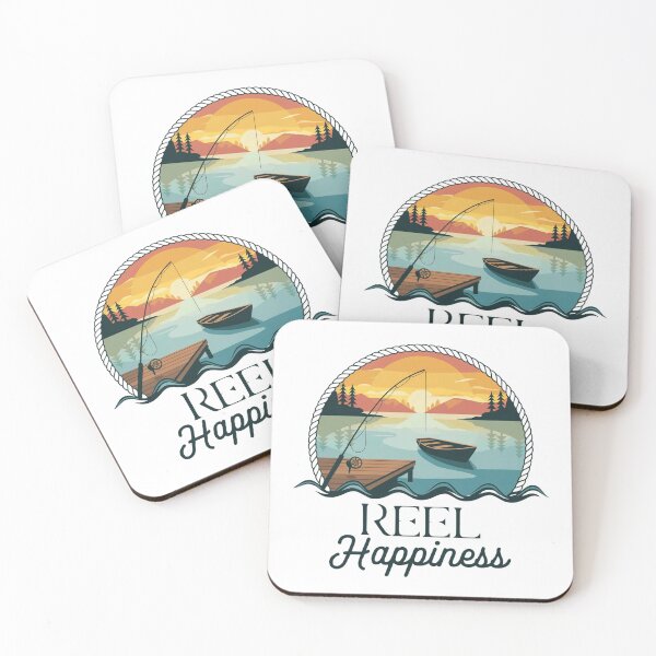 Item preview, Reel Happiness Fishing lover & angler designed and sold by BLZART.