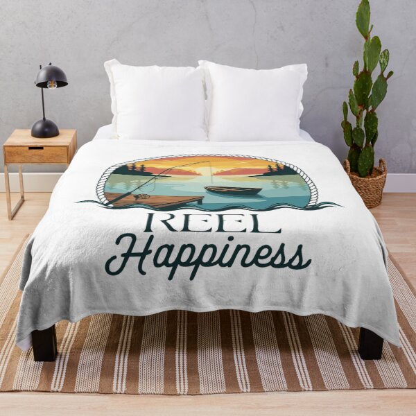 Item preview, Reel Happiness Fishing lover & angler designed and sold by BLZART.