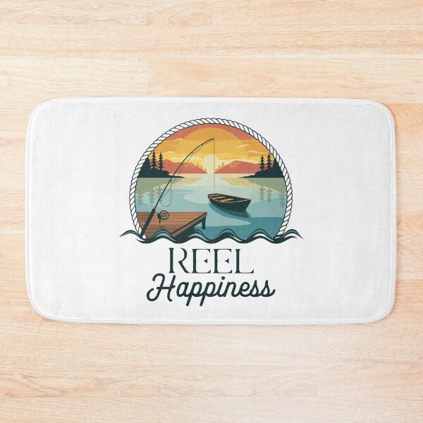 Item preview, Reel Happiness Fishing lover & angler designed and sold by BLZART.