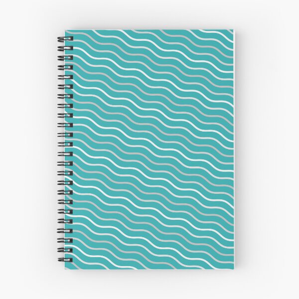 Item preview, Teal Wavy Line Pattern with Minimalist Abstract Design designed and sold by Timothy Redman.