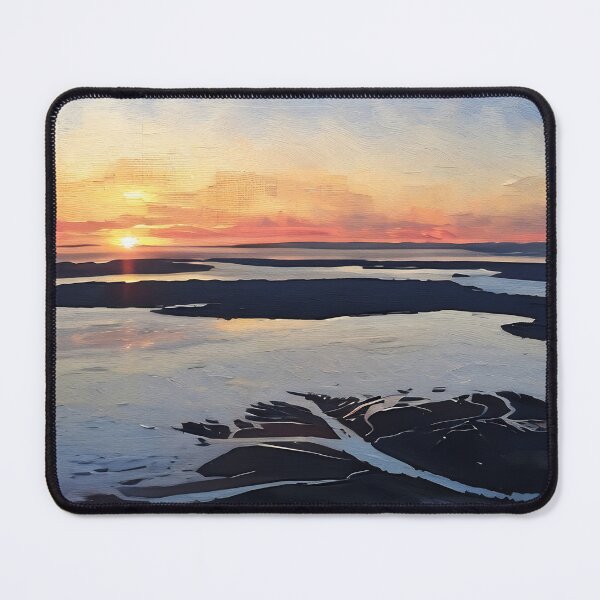 Puget Sound Sunset (Oil Painting) Mouse Pad